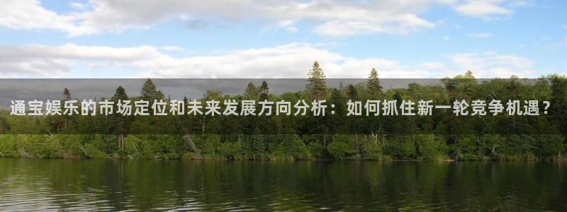 豪门国际：通宝娱乐的市场定位和未来发展方向分析：如何抓住新一轮竞争机遇？